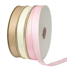 Factory customized wholesale 100% Polyester single double side face slik satin ribbon